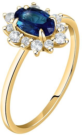 Live Diamond Damenring LDY050162014 375er Gelbgold, recycelt