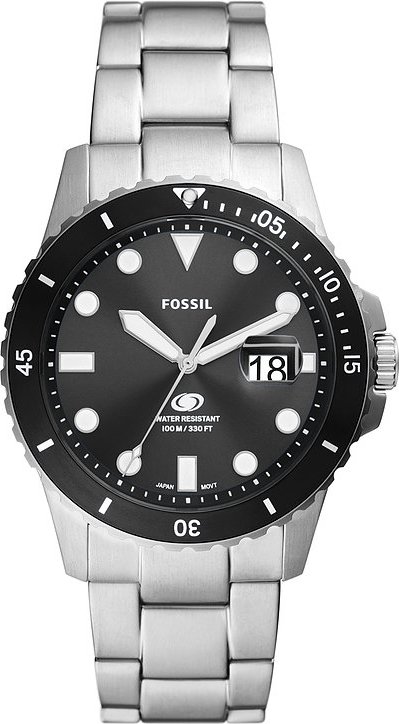 Fossil Herrenuhr FOSSIL BLUE DIVE FS6032 Edelstahl