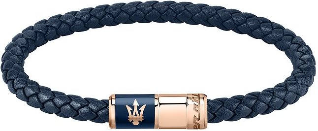 Maserati Armband JM222AVE09 Edelstahl, Leder, recycelt