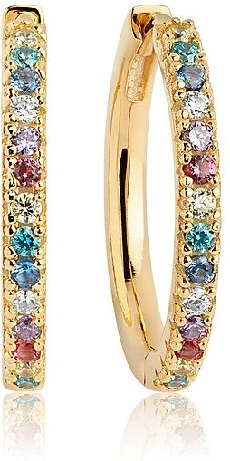 Sif Jakobs Jewellery Creolen SJ-E2869-XCZ(YG) 925er Silber