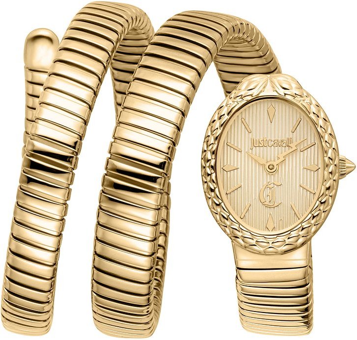 Just Cavalli Damenuhr Signature Snake JC1L391M0025 Edelstahl