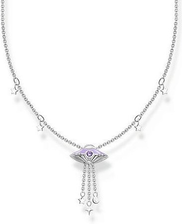 Thomas Sabo Kette Charming KE2197-041-21-L45v 925er Silber, Emaille