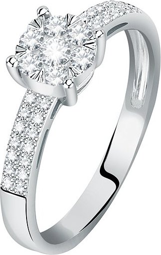 Valeria Damenring 89125189 585er Weißgold