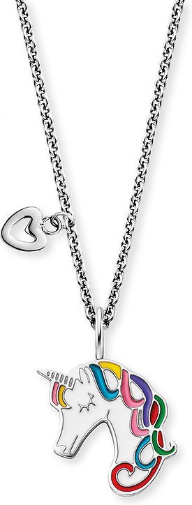 Engelsrufer Kinderkette HENS-UNICORN01 Edelstahl, Emaille