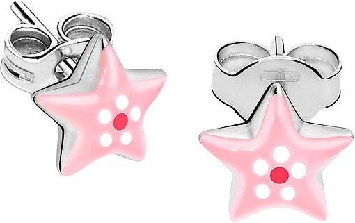 FAVS Little Friends Kinderohrring 89147948 925er Silber, Emaille