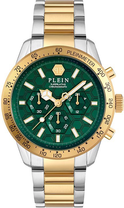 Philipp Plein Herrenuhr GMT CHALLENGER BAGUETTES PWPYA0524 Edelstahl