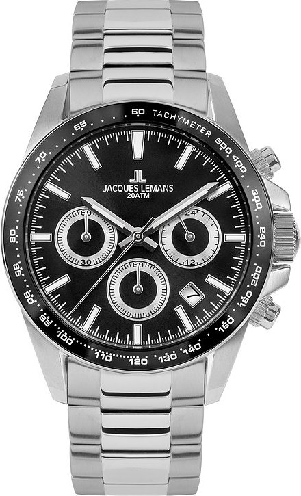 Jacques Lemans Chronograph Liverpool 1-1877E Edelstahl