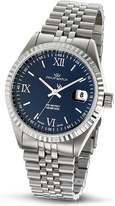 Philip Watch Herrenuhr Caribe Urban R8253597080 Edelstahl