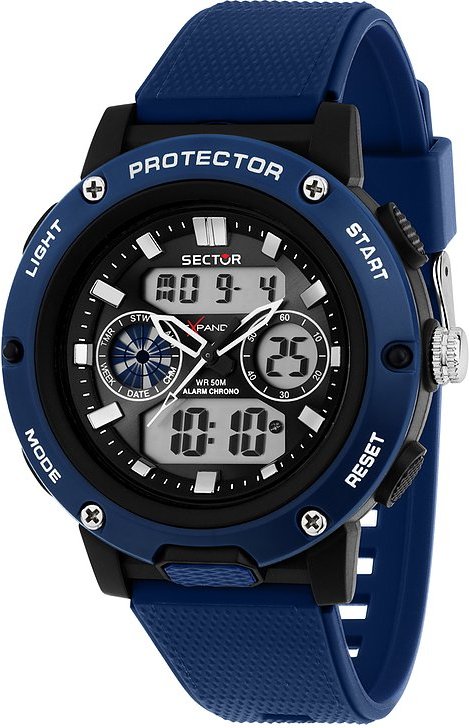 Sector Herrenuhr Ex-44 R3251292003 Kunststoff, Kunststoff