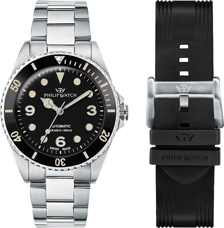 Philip Watch Uhren-Set inkl. Wechselarmband Caribe Diving R8223216008