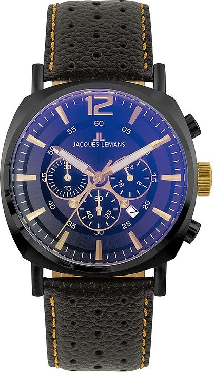 Jacques Lemans Chronograph Lugano 1-1645O Edelstahl