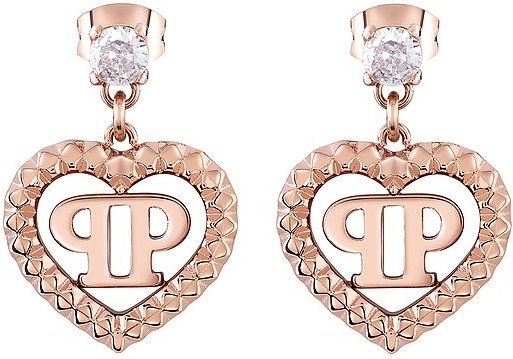 Philipp Plein Ohrstecker PJZEA11EU Edelstahl, recycelt, Kristall