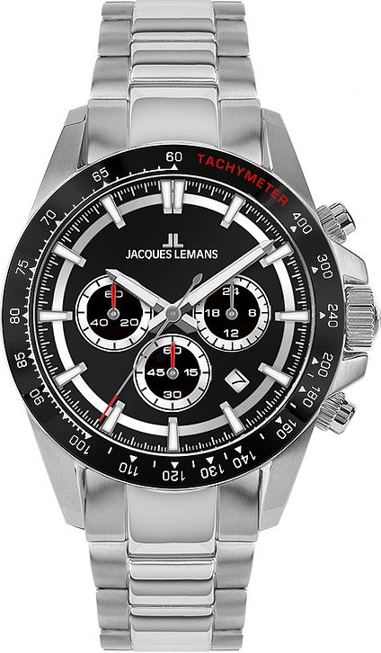 Jacques Lemans Chronograph Liverpool 1-2207A Edelstahl