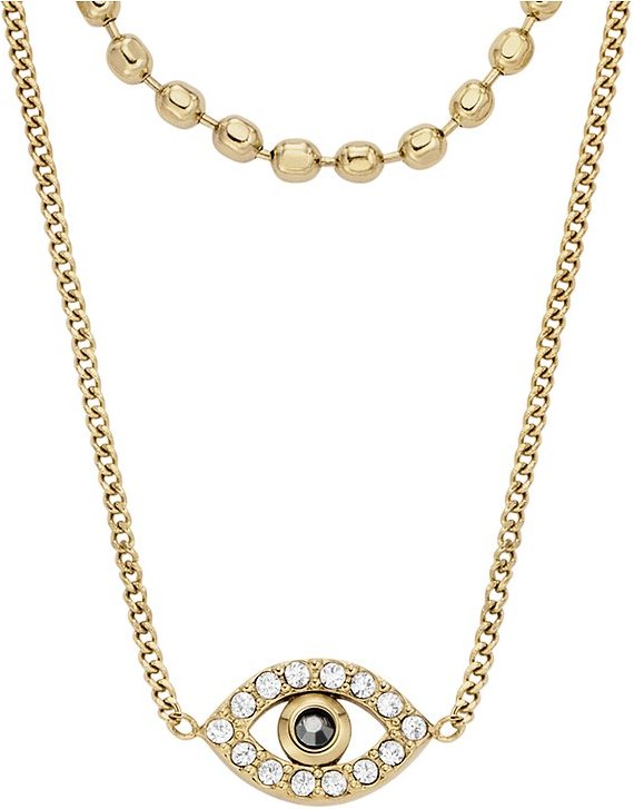 Fossil Kette SUTTON JF04792710 Edelstahl