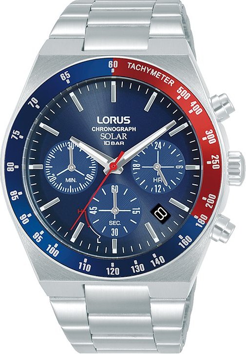 Lorus Chronograph Solar RZ521AX9 Edelstahl