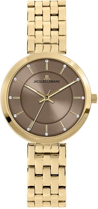 Jacques Lemans Damenuhr Elegance 1-2211F Edelstahl