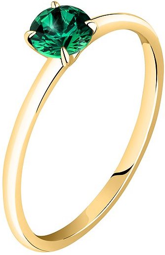 Live Diamond Damenring LDY050160016 375er Gelbgold, recycelt