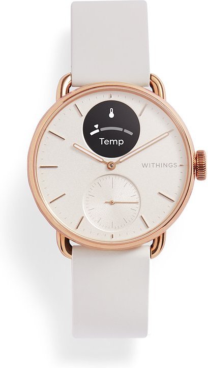 Withings Unisexuhr Scanwatch 2 HWA10-MODEL 3-ALL-IN Edelstahl