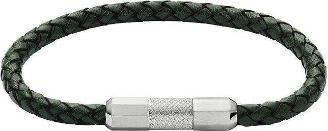 Fossil Armband Knox JF04919040 Leder, Edelstahl