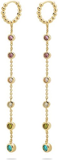 JETTE Ohrhänger COSMOPOLITAN 89207997 925er Silber, recycelt