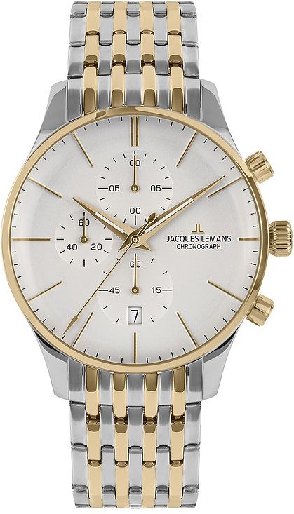 Jacques Lemans Chronograph Classic 1-2163J Edelstahl