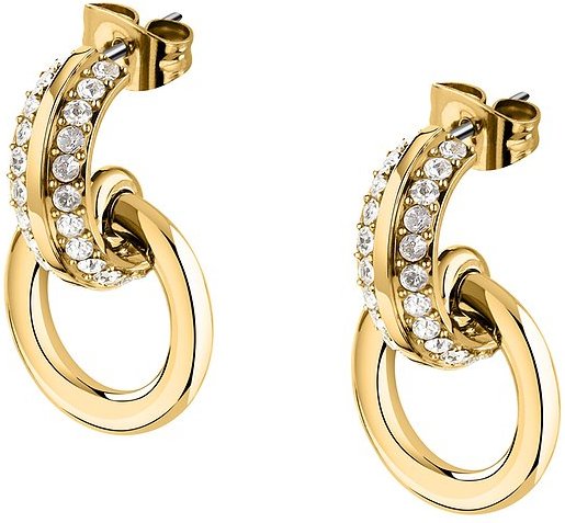 Karl Lagerfeld Ohrhänger Bond Pave KLBJY09 Edelstahl