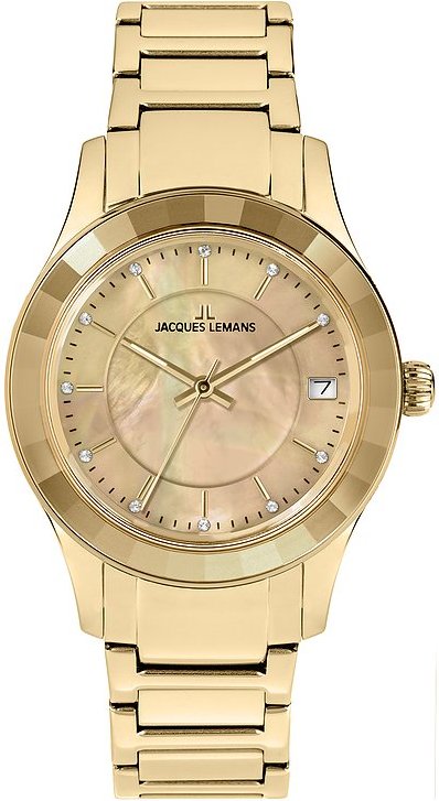 Jacques Lemans Damenuhr Venice 1-2194G Edelstahl