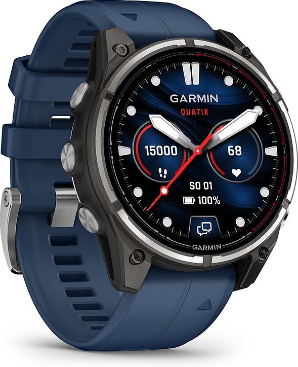 Garmin Smartwatch 47 mm Schwarz/Titanium Titan 010-03198-51