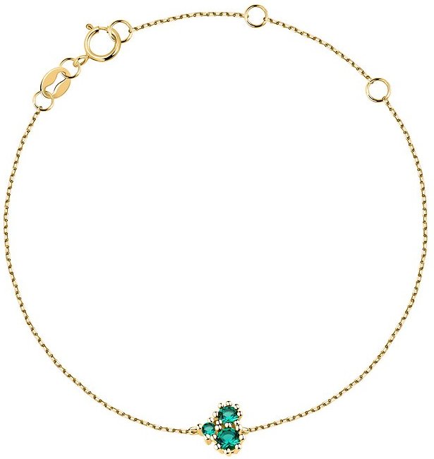 Live Diamond Armband LDY020205 375er Gelbgold, recycelt