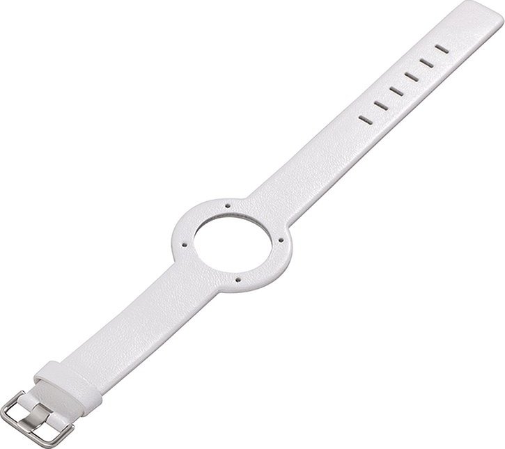 Jacob Jensen Lederband 57002STDweiß Edelstahl