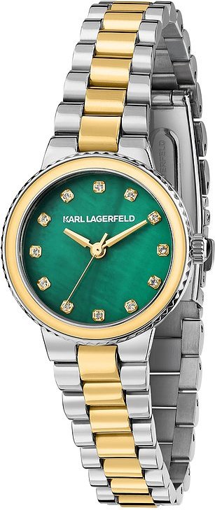 Karl Lagerfeld Damenuhr Kaiser R0553104511 Edelstahl