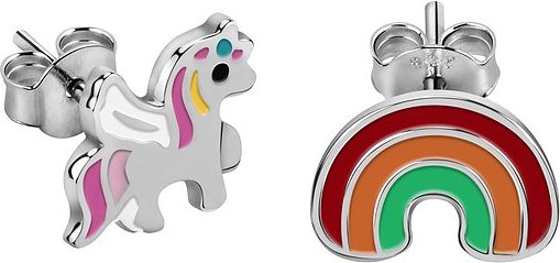 FAVS Little Friends Kinderohrring 89147964 925er Silber, Emaille