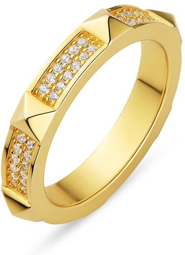 JETTE Damenring SKYSCRAPER 89193467 925er Silber, recycelt