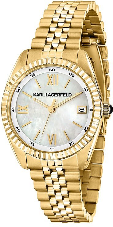 Karl Lagerfeld Damenuhr Timeless Code R0553108505 Edelstahl