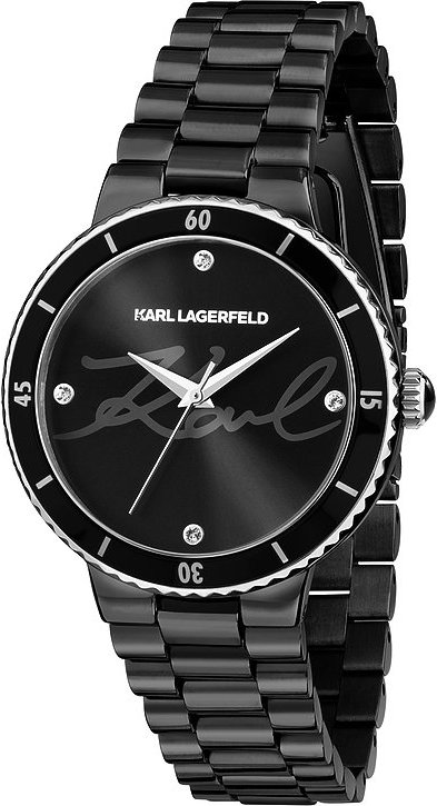 Karl Lagerfeld Damenuhr Kaiser R0553104504 Edelstahl