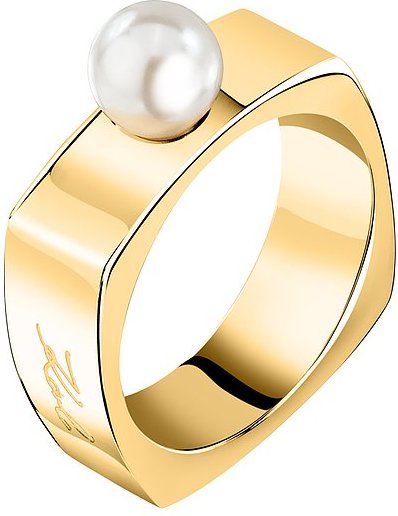 Karl Lagerfeld Damenring Pearl KLAYR16012 Edelstahl