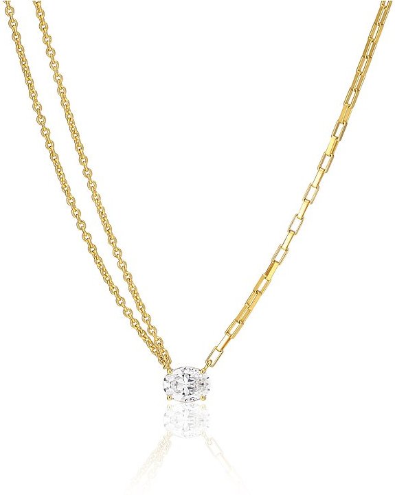 Sif Jakobs Jewellery Kette SJ-N2331-CZ-YG 925er Silber