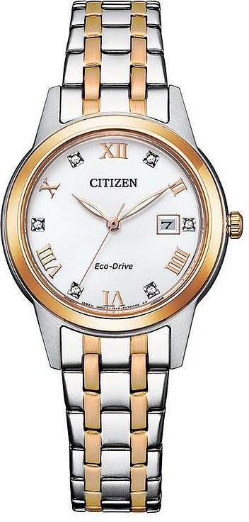Citizen Damenuhr Elegant Eco Drive FE1246-85A Edelstahl