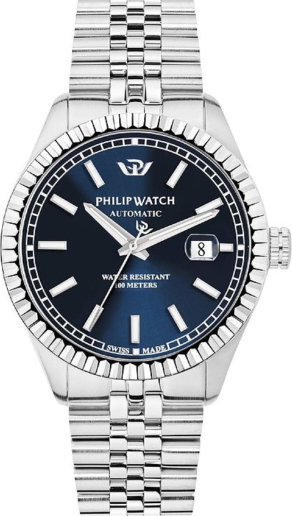 Philip Watch Herrenuhr Caribe Urban R8223597022 Edelstahl