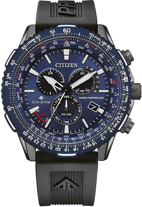 Citizen Chronograph Promaster Sky Funkuhr Eco Drive CB5006-02L Edelstahl