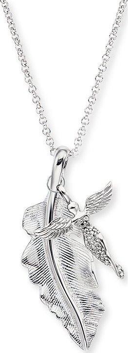Engelsrufer Kette ERN-FEDER-ANGEL-ZI 925er Silber