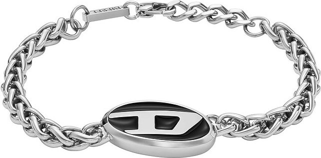 Diesel Armband STEEL DX1469040 Edelstahl, Emaille