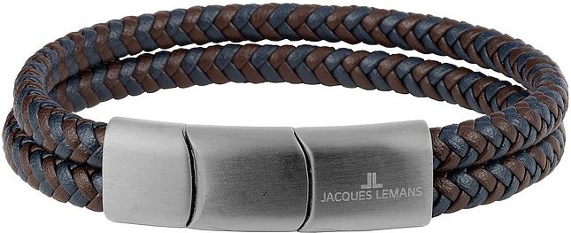 Jacques Lemans Armband S-B104A Leder, Edelstahl