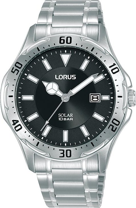 Lorus Herrenuhr Sports Solar RX395AX9 Edelstahl