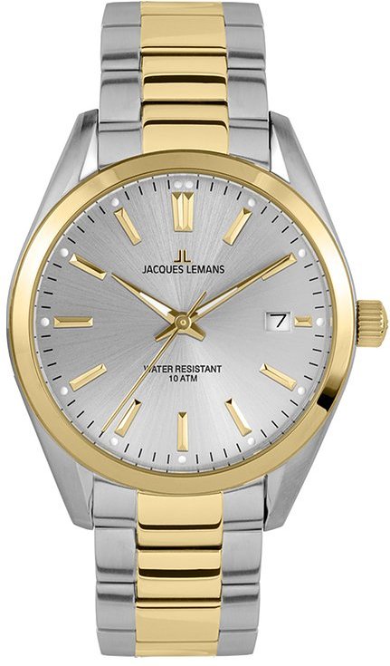 Jacques Lemans Herrenuhr Classic 1-1859J Edelstahl