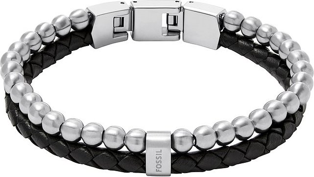Fossil Armband JEWELRY JF04855040 Leder, Edelstahl