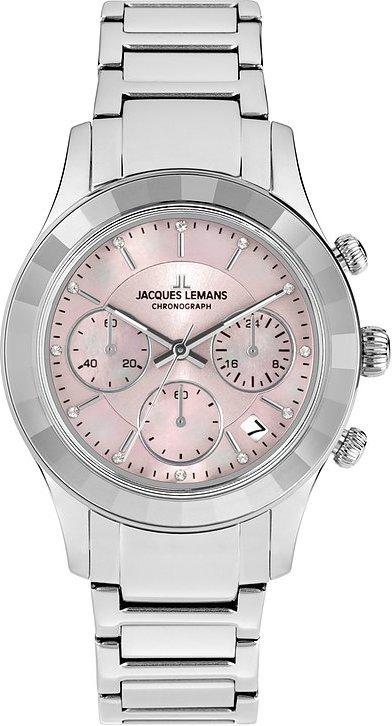 Jacques Lemans Damenuhr Venice 1-2151L Edelstahl