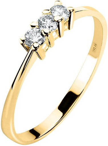 Valeria Damenring 89109396 585er Gelbgold