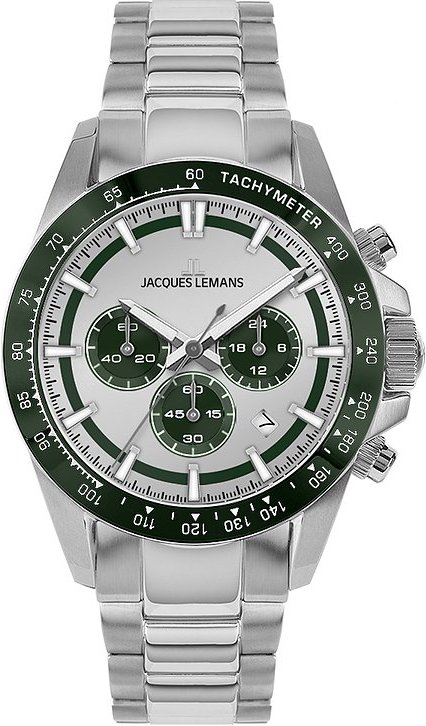 Jacques Lemans Chronograph Liverpool 1-2207E Edelstahl