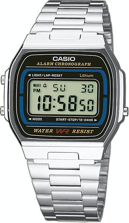 Casio Unisexuhr Vintage A164WA-1VES Resin